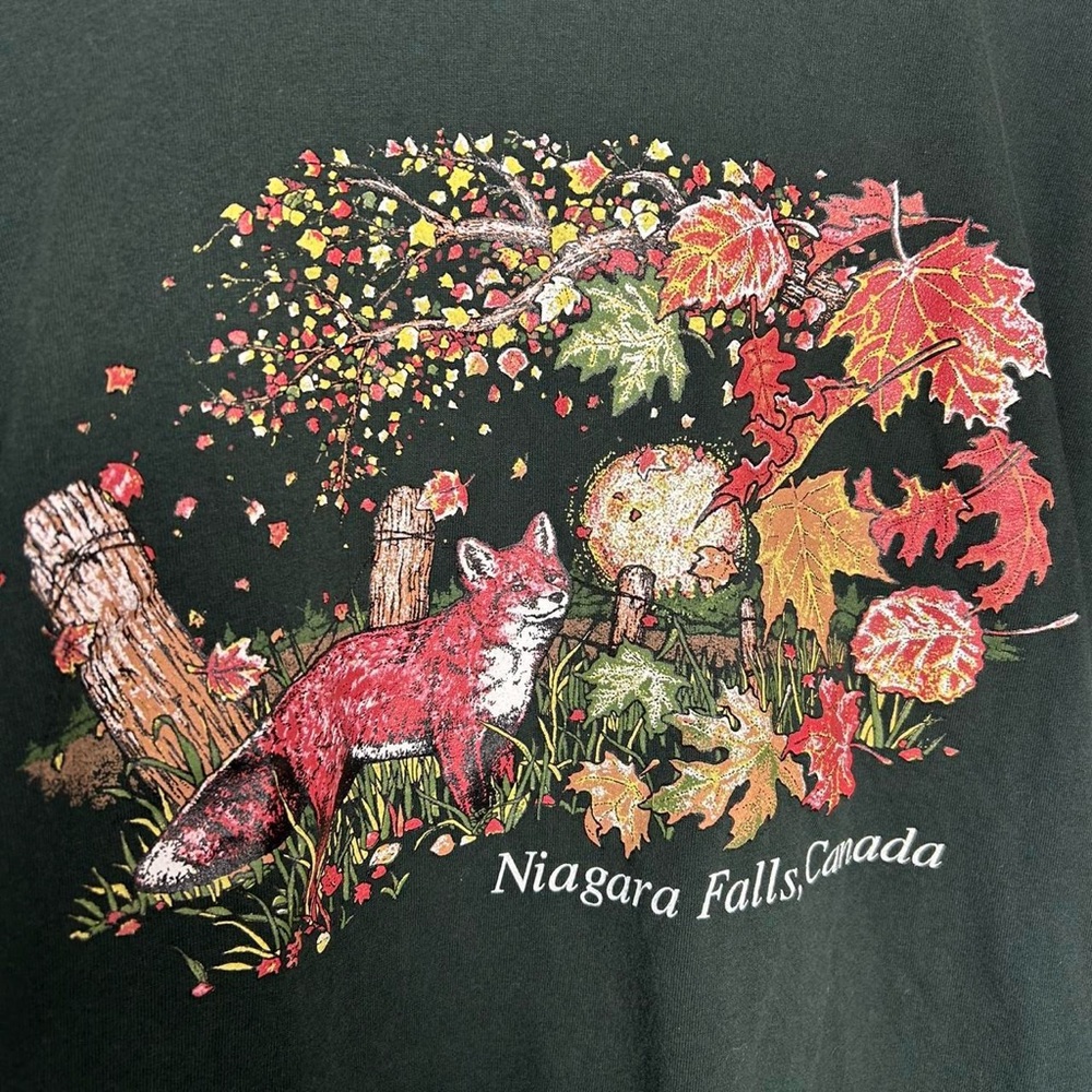 Green Niagara Falls Graphic T-Shirt - Picture 4 of 5